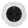 MultiTrack Розетка 2К+З круглая 16А/250В Белый
