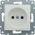 Розетка б/з б/ш. бел.