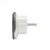 Переходник универсальный плоский с/з белый 16А 250В