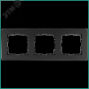 Рамка G-Flex 3-постовая, цвет Антрацит