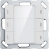 Выключатель клавишный KNX Plus 6 клавиш белый матовый