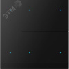 Выключатель клавишный KNX Waltz 3 клавиши металл чёрный