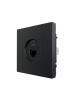 ZIMA Розетка компьютерная черный бархат 140 LEZARD