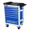 Тележка инструментальная серии PRO без инструментов, 7 выдвижных ящиков, цвет сине-черный