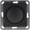Диммер LED с накладкой 30-400W, 1gang 2way, цвет Антрацит