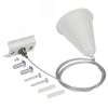 LIGHTING Комплект подвеса для шинопровода с тросом 1,5м белый