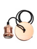 RETRO патрон с проводом PLC 01 E27 230V/1M Rose gold Jazzway