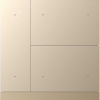 Выключатель клавишный KNX Waltz 3 клавиши металл золото