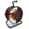 Удлинитель на катушке Stekker Standart 4-местный с/з ПВС 3*1.5 16А IP44 50м (29408) STD03-44-50 STEK