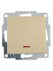 VESNA Выключатель с подсветкой золото