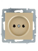 VESNA Розетка б/з ПБТ золото