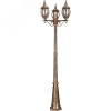 Светильник НТУ-3х100w столб Е27 IP44 черное золото