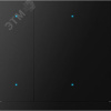 Выключатель клавишный KNX Waltz 2 клавиши металл чёрный