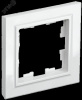 BRITE Рамка 1-местная РУ-1-БрБ белый