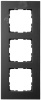 Рамка 3-постовая, алюминий Black