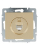 VESNA Розетка компьютерная золото