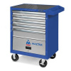Тележка инструментальная серии ''ОПТИМА'' 5 полок и отсек синяя