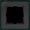 Рамка G-Flex 1-постовая, цвет Антрацит