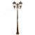 Светильник НТУ-3х60w столб Е27 IP44 черное золото