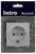 Розетка Intro Accent 6-202-01 2P+E Schuko, 16А-250В, IP20, СУ, AL/CU, белый