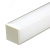 Профиль угловой алюминиевый 2м матовый экран 2 заглушки 4 крепежа для светодиодных лент