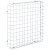 Решетка защитная для LED ДВО 660х660х95мм белая