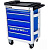 Тележка инструментальная серии PRO без инструментов, 5 выдвижных ящиков, цвет сине-черный