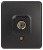Розетка Эксперт 11-3201-05 TV одиночная, IP20, ОУ, антрацит