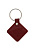 Ключ RF (RFID-13.56 МГц). Кожаный брелок с тиснением логотипа, красный. Встроенная защита от несанкц
