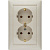 Розетка 2X2К+З в сборе СЛНК VLN