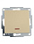 VESNA Выключатель с подсветкой золото