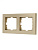 VESNA Рамка 2-ая горизонтальная б/вст золото