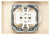 Розетка Intro Accent 6-204-02 2х2P, 16А-250В, IP20, СУ, AL/CU, слоновая кость