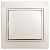 Переключатель Intro Plano 1-108-02 промежуточный, 10А-250В, IP20, СУ, слоновая кость