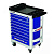 Тележка инструментальная серии PRO без инструментов, 8 выдвижных ящиков, цвет сине-черный