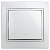 Переключатель Intro Plano 1-108-01 промежуточный, 10А-250В, IP20, СУ, белый