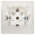 Розетка Intro 7-209-01 Style 2P+E Schuko с крышкой штор., 16А-250В, IP44, СУ, белый