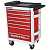 Тележка инструментальная серии PRO без инструментов, 7 выдвижных ящиков, цвет красно-черный
