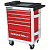 Тележка инструментальная серии PRO без инструментов, 6 выдвижных ящиков, цвет красно-черный