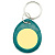 Брелок EM, IL-07EGY, с кольцом, зеленый+желтый