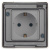 Розетка Эксперт 11-2501-01 2P+E IP55, 16A-250В, ОУ, белый