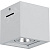 Светильник светодиодный ДПО-7w 4000К 630Лм поворотный квадратный белый