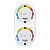 Розетка умная Smart plug 2 in1 socket 230 В, 3.68 кВт, Wi-Fi