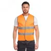 Жилет сигнальный арт. J02 цв. оранжевый флуоресцентный р. 3XL 120-124/170-188