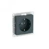 ATLASDESIGN РОЗЕТКА с заземлением со шторками, 16А, быстрозажимные клеммы, ИЗУМРУД