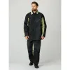 Костюм сварщика комбинированный 2 кл.защиты (тк.Брезент,550/Спилок S=2,3), черный/бежевый, 52-54  17