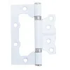 Петля дверная накладная без врезки 2шт, АЛЛЮР 100х75 2BB WW белый