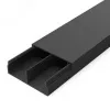 Кабель-канал черный 2-й замок в п/э 30х10 мм перегородкой (64 м/уп)