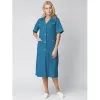 Халат женский Магнолия(тк.ТиСи),цв.морская волна,60-62,170-176