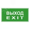 ЭП18 ВЫХОД/EXIT 140x280 мм 5000K G2